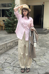 TWO-TUCK JOGGER PANTS_CREAM