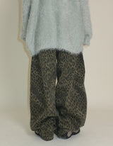 (Leopard Item)キヤヒョウ柄バルーンフィットワイドパンツ