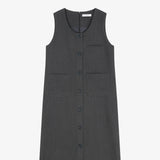 Button Pocket One piece Grey