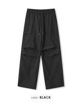 No.1378 ナイロンワイドカーゴBDパンツ (3color)
