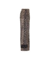 8287 Logo Leopard Long Skirt (Brown)