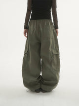 Toni pintuck cargo pants -3C