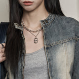 Sparkle Shield Layering Necklace