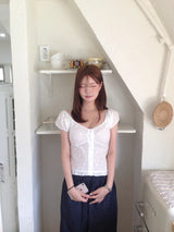 romantic floral blouse