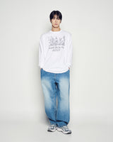 25FW シティビュー長袖Tシャツ ホワイト