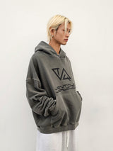 VENTIQUE グラフィックロゴフーディー 2colors