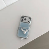 ブルーシルバーバンパーケース