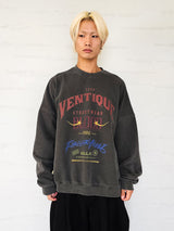 VENTIQUE ピグメントブラッドスウェットシャツ 2colors