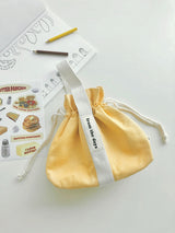 【MADE】Canvas Pouch Bag - Mustard