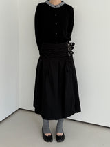 fancy buckle wrap skirt 