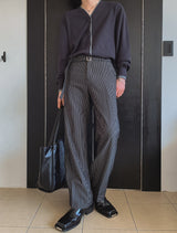 Kelnan Stripe Belt Slacks
