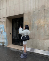 Bear fur boots