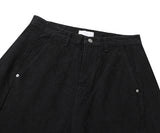 Bart Camo Cutout Wide Denim Pants