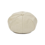 VA Stud Newsboy Cap / Beige
