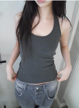 halter sleeveless
