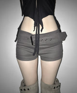 belt micro shorts (2colors)