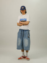 WN Side Snap Bermuda Banding Pants