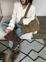 leopard shoulder bag