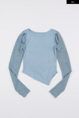 Gemma cut-out knit top