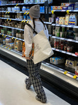ビノチェックベンディングウエストパンツ