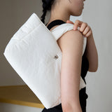 soft padded bag - white