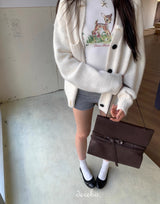 バンビスリムロングスリーブTシャツ
