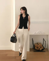 [MADE] Office, Flare Silhouette Summer Slacks Pants