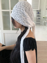 BEADS LACE SCARF (2C)