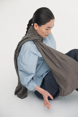 Pleats linear scarf_2colors