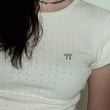 モーリースリムTシャツ［アイボリー］