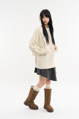 Abisko zip-up long ugg boots
