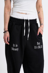 Eclipse Lettering Sweatpants