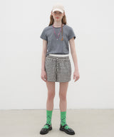 Checked Layered Boxer Shorts - Black