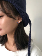 Pastel doodle piercing (White)