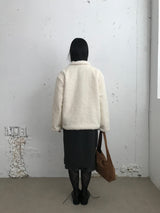 Le Hairi Half-Neck Quilted Coat (2 Colors)