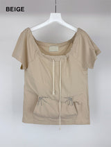 スクープポケットTシャツ (2C)