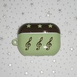 ミュージックグリーンティー抹茶グロスAirPodsケース