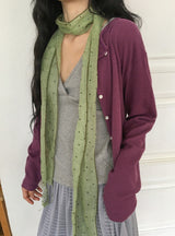 Suzu Linen Long Scarf - 100% Linen