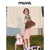 muva. Fold‑Ear Tote Bag, Large‑Capacity Fashion Premium‑Feel Women’s Purse for Spring‑Summer Commute, New Arrival Mar 16