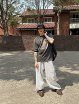 No.1210 pigment monster ringer half T (3color)