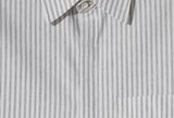 Anderner Hidden Button Stripe Cotton Shirt