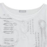 Fallen angel layered top (White)
