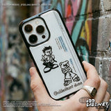 ヒップ 8ビット ピクセル グラフィック エポキシ バンパー iPhone ケース