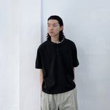 Structured Cut Henley SS