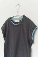 (W) Cap Modal Layered Top