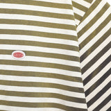 ウォッシュドストライプTシャツ