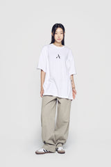 24FW ONE POINT LOGO SHORT SLEEVE T-SHIRT WHITE