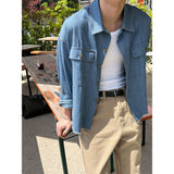 [S/S] Crop denim cutting shirts