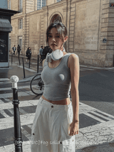 [U-BAISC] Fog solid sleeveless