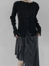 Nuad Pleated Bustier Blouse